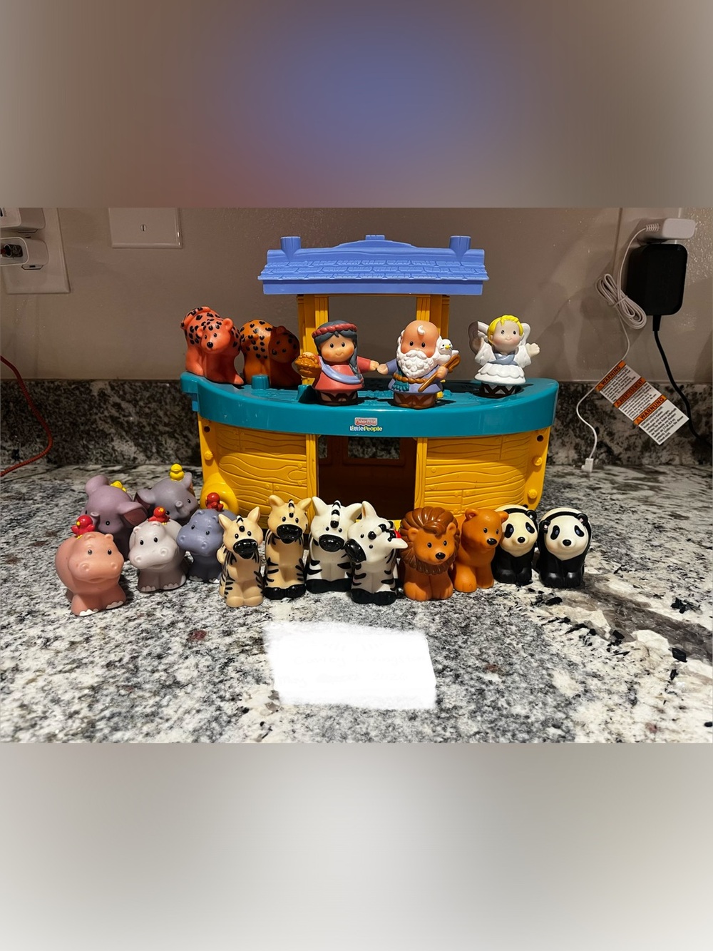 Noah's Ark Playset Little People Fisher Price Set